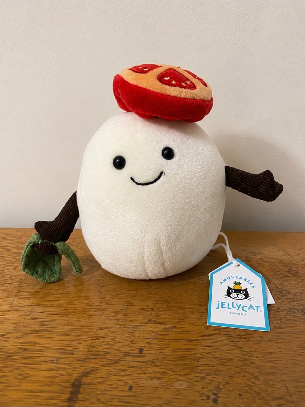 Jellycat Amuseables Mozzarella Plush – With Tags & Jellycat Bag